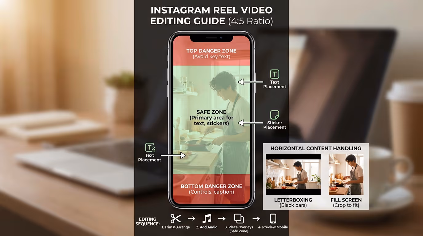 Mastering the Instagram Reel Safe Zone & Cropping